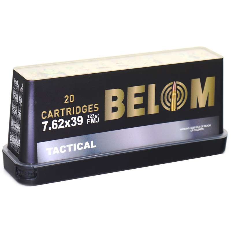 Belom 7.62×39 123 GR FMJ 20 Rounds